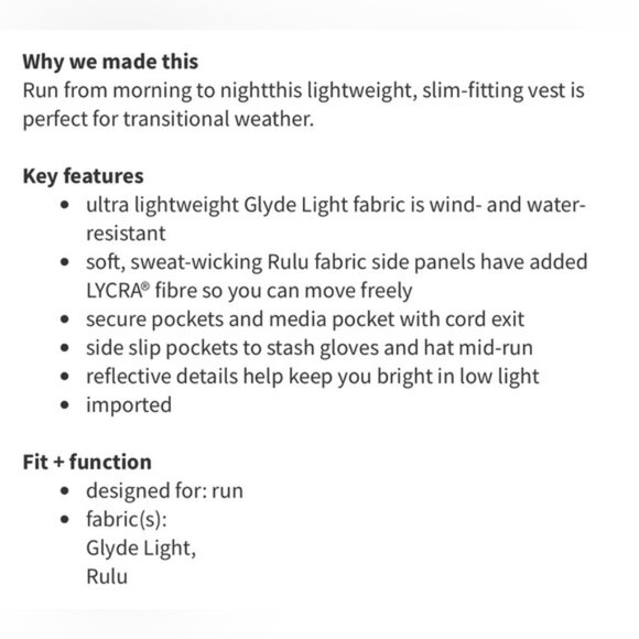 Lululemon 4 Down for a Run Vest Berry Rumble Quilted great pre owned condition - Picture 15 of 16